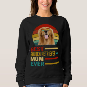 Moletom Best Golden Retriever Mom Ever Retro