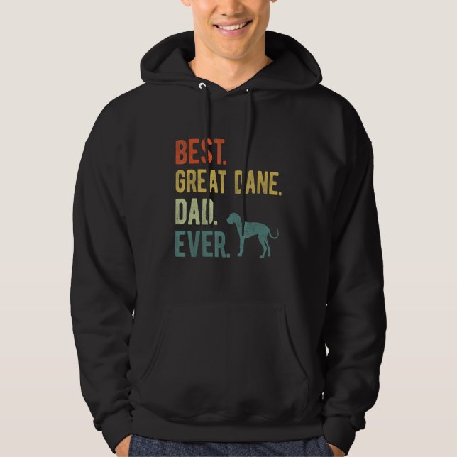 Moletom Best Great Dane Dad Ever Dog Daddy Father s Day (Frente)