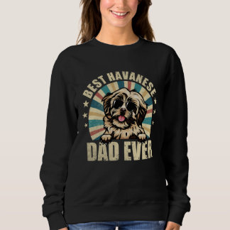 Moletom Best Havanese Dad Ever Vintage Dog