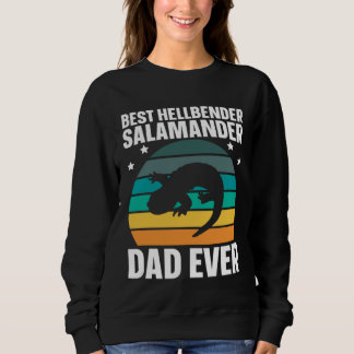 Moletom Best Hellbender Salamander Dad Biologist Retro
