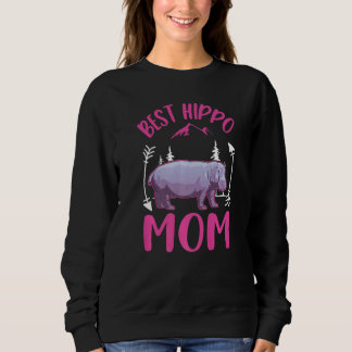 Moletom Best Hippo Mom Ever  