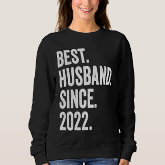 Moletom Best Husband Since 2022 1st wedding anniversary
