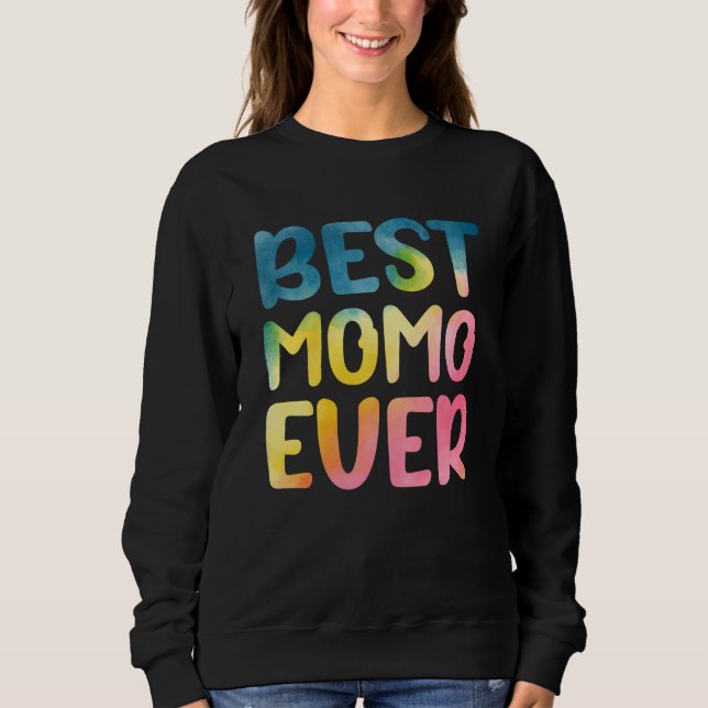 Moletom Best Momo Ever Mother's Day Momo (Frente)