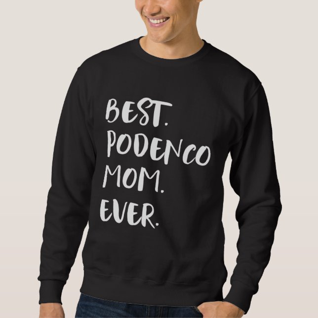 Moletom Best Podenco Mom Ever (Frente)