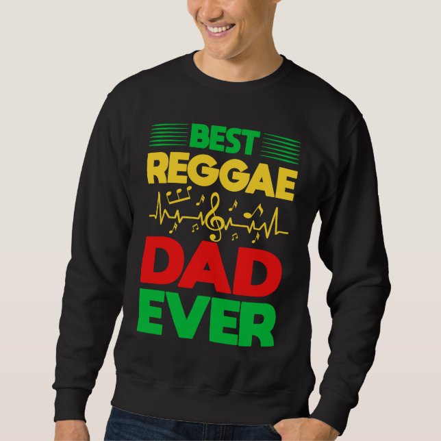 Moletom Best Reggae Dad Ever I Rasta I Rastafari I Jamaica (Frente)