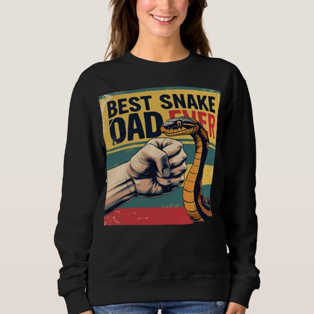 Moletom Best Snake Dad Funny Snake (Frente)