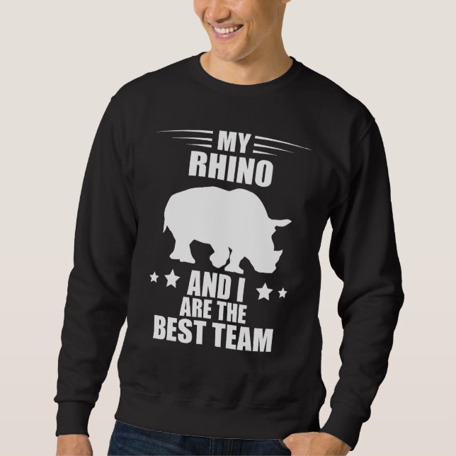 Moletom Best Team Wildlife Rhinos Animal Rights Rhinoceros (Frente)