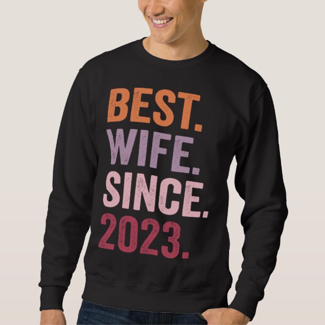 Moletom Best Wife Since 2023 (Frente)