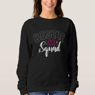 Moletom Bestie Squad Melhor Amigo Bff Casal Heart Love Gir