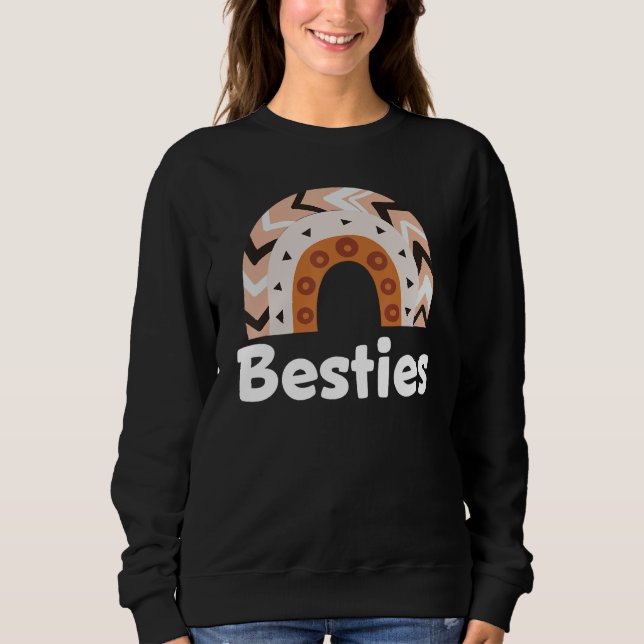 Moletom Besties BFF Heart Best Friends Bestie (Frente)