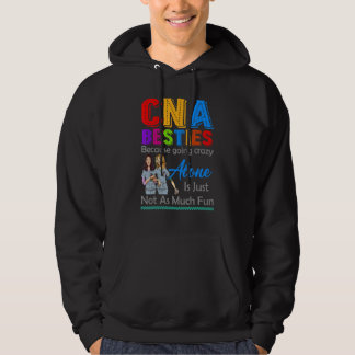 Moletom Besties De Cna Porque Ficar Louco Sozinho Não É Di