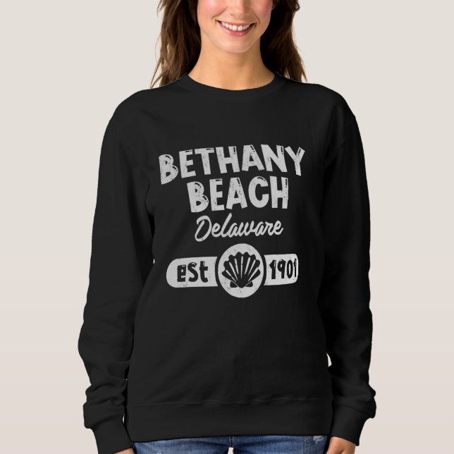 Moletom Bethany Beach Delaware Vintage Souvenir (Frente)