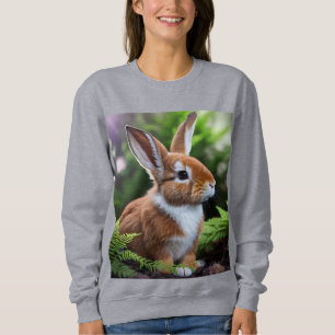 Moletom Betsy O Coelho Marrom E Branco,