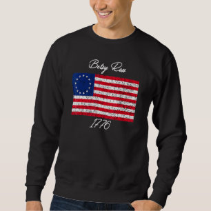 Moletom Betsy Ross Flag Shirt 4 De Julho De 1776 Betsy Ros