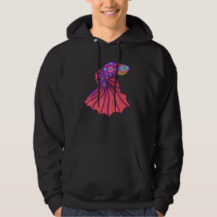 Moletom Betta Fish Mandala Siamês Lutando Fãs De Peixes