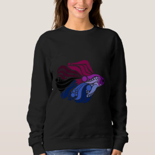 Moletom Betta Fish Purple Amp Blue