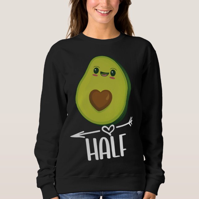 Moletom Better Half Couple Sliced Avocado  Valentine s Day (Frente)