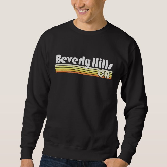 Moletom Beverly Colinas California Retro Style Pride Vinta (Frente)