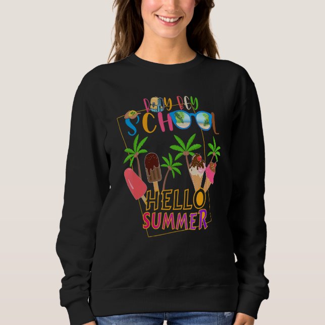 Moletom Bey Bey School Hello Summer Studies For Boys Girl (Frente)