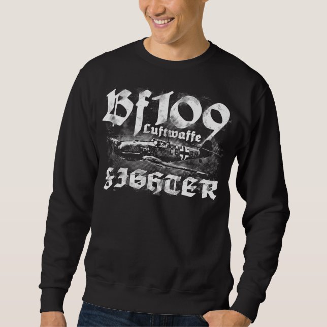 Moletom Bf 109 Sweatshirt básica de uso masculino (Frente)