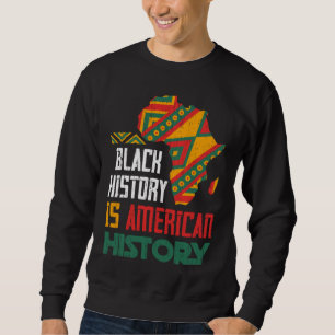 Moletom BHM Black Americanos Orgulhosos Afro-Americanos H