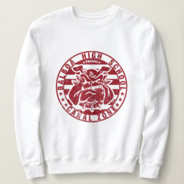 Moletom BHS Bulldog (curtidos - vermelhos)
