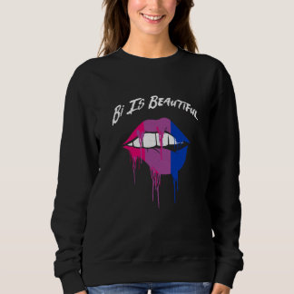 Moletom Bi É Bonito Citação Motivacional Bissexual Orgulho