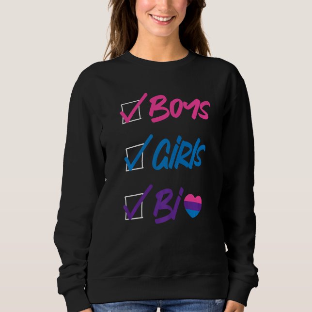 Moletom Bi Pride Flag Boys Bisexual Girls Bi 3 (Frente)