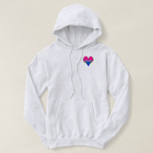 Moletom Bi Pride Heart Hoodie