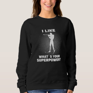 Moletom Biathlete Superpower Legal Winter Sports I Love