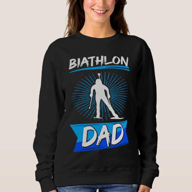 Moletom biathlon dad sport winter sports biathlete skier f (Frente)