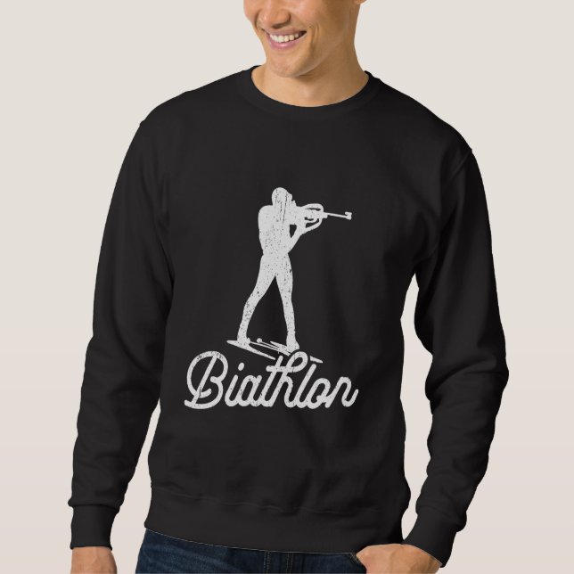 Moletom Biathlon Winter Sports Snow Biathlete Cross Countr (Frente)