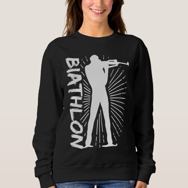 Moletom Biathlon Winter Sports Snow Biathlete Cross Countr (Frente)