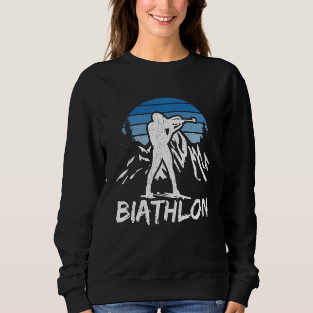 Moletom Biathlon Winter Sports Snow Biathlete Cross Countr (Frente)