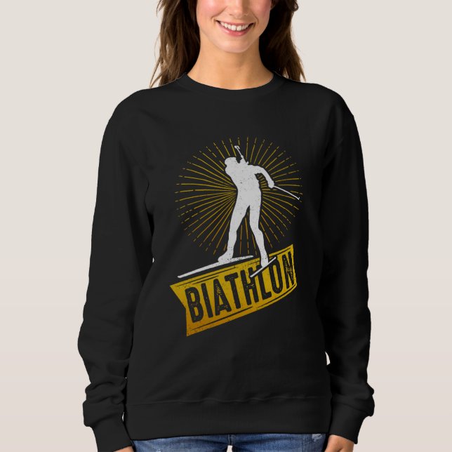Moletom Biathlon Winter Sports Snow Biathlete Cross Countr (Frente)