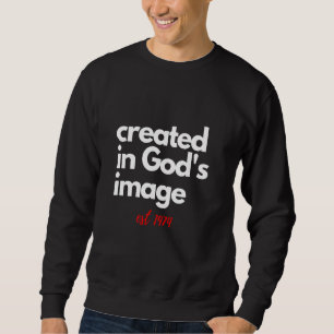 Moletom Bíblia cristã Criada no Nascer de Imagens de Deus