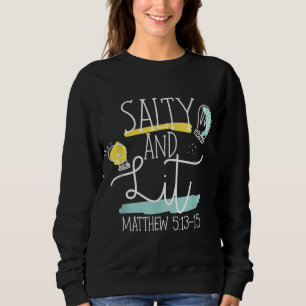 Moletom Bíblia Cristã Verse Salty E Mateus 513-15