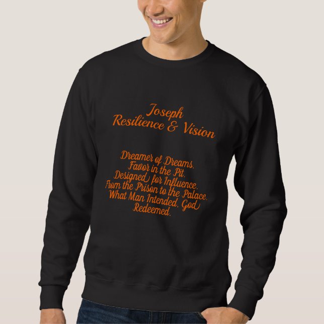 Moletom Biblical Resilience Graphic Sweatshirt (Frente)