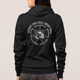 Moletom Biblioteca Cheio Zip Hoodie - Damas