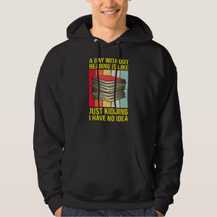 Moletom Bibliotecas nerd Um Dia Sem Ler Livro Engraçado R