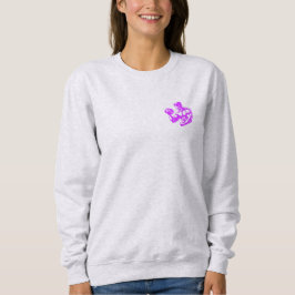 Moletom Bicep Curl Minimalist Gym - Purple Fitness Design