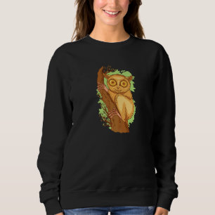 Moletom Bicho-Tarsier Gelado Com Macaco-Tarsier-Olhos-Giga