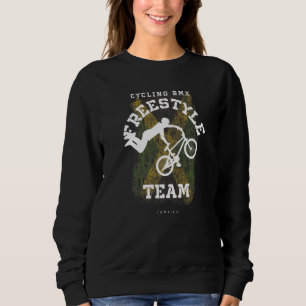 Moletom Bicicleta BMX Freestyle Bandeira da Jamaica Ciclis