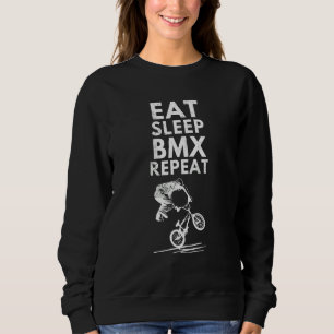 Moletom Bicicleta de Bicicleta Freestyle Rider Eat Sleep B