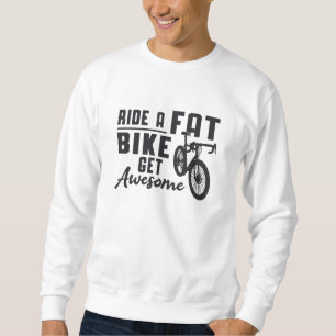 Moletom Bicicleta Gorda Passeia Uma Bicicleta Gorda Engraç