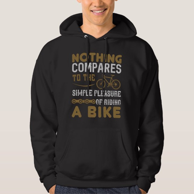 Moletom Bicicleta - Nada compara andar de bicicleta (Frente)