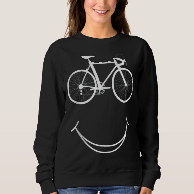 Moletom Bicicleta Sorri Roda Mtb Ciclo Andando (Frente)
