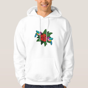 Moletom Bicicletas bonitas em Hibiscus Flower Cartoon - W