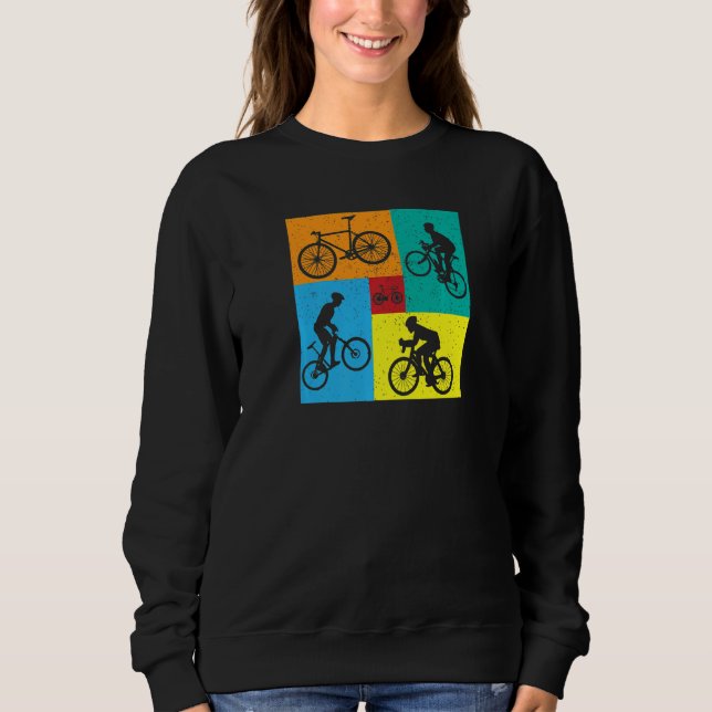 Moletom Bicycle Cyling Square Pattern Desinged   (Frente)