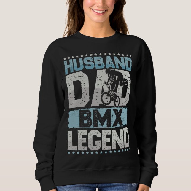 Moletom Bicycle Husband Dad BMX Legend BMX Men (Frente)